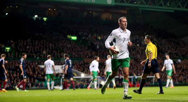 irishexaminer's tweet photo. Ireland edged in battle of Celtic Park | http://t.co/XOXxc0JjPU (DOD) #SCOvROI http://t.co/Tw2MCfje8U