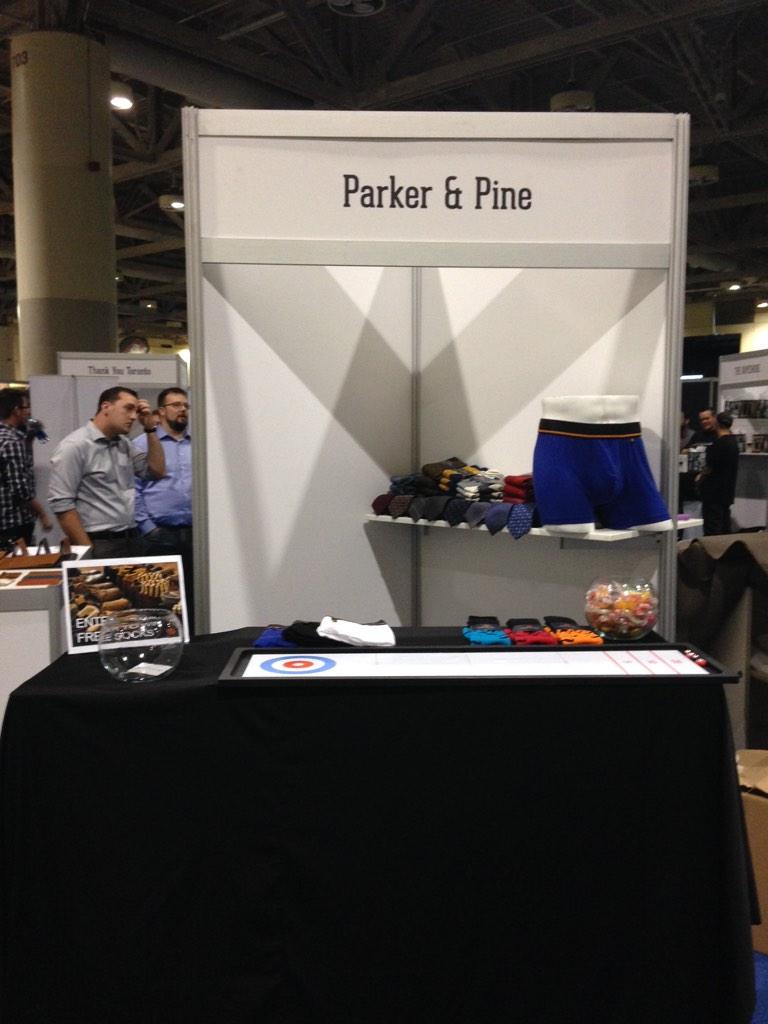 TMUFashionZone's tweet photo. @ParkerandPine booth at the @GentlemensExpo on Nov 14. Good job guys, keep it up! | #FZstartups http://t.co/Baq801YFWO"