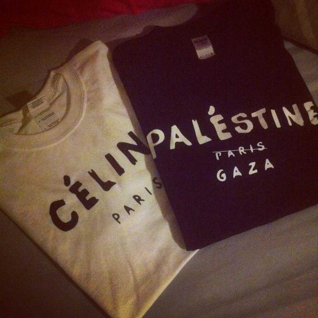 AnissaKlf's tweet photo. Tshirt Palestine et Céline 25€ pièces dispo de suite ! Contactez moi au 0782003703 http://t.co/9AqlH0k5mn