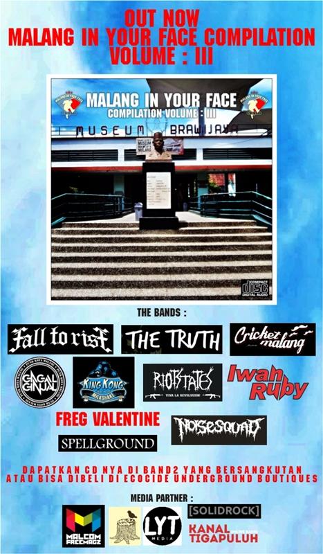 Outnow <a href="/MLGinYourFace/">Malang in Your Face</a> Vol III | Hari ini sdh bisa didapatkan diBand yg ada dialbum atau <a href="/ecocide_hcinds/">Ecocide Und.Boutique</a> Kauman