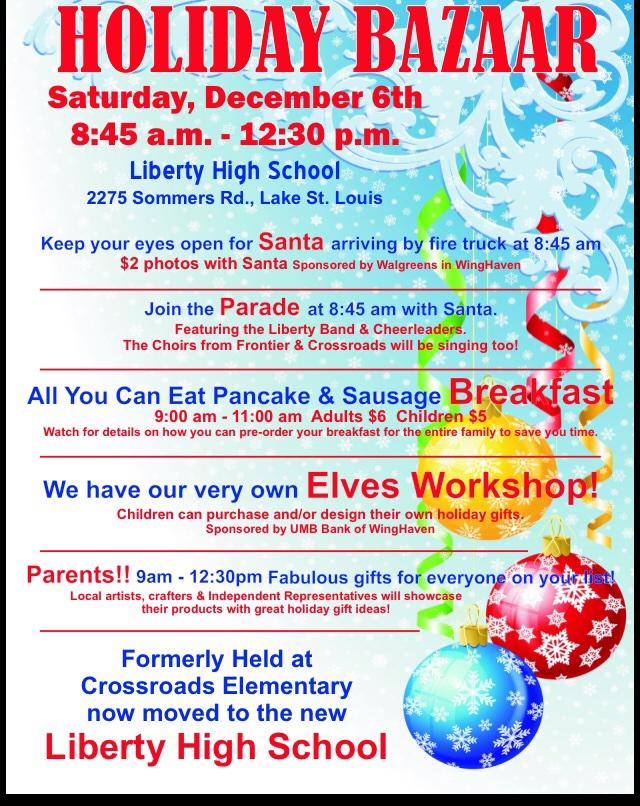 lhsboosterclub's tweet photo. Join us Saturday, December 6th for the LHS Holiday Bazaar❄️⛄️ http://t.co/CfDpJB5nVm