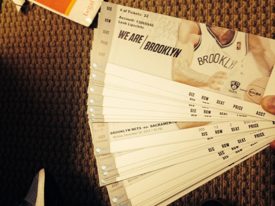 MOUNTIDAWBBALL's tweet photo. Nets tix in, looking forward to Dec NY trip, but first order of business tomorrow! #gametime #raisetheBAR #SIS http://t.co/5yG0EBaSfO