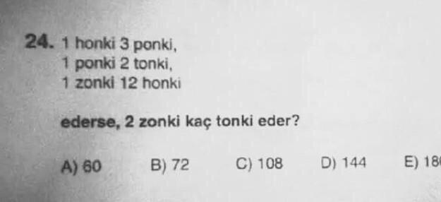 Matematik ve tonki...