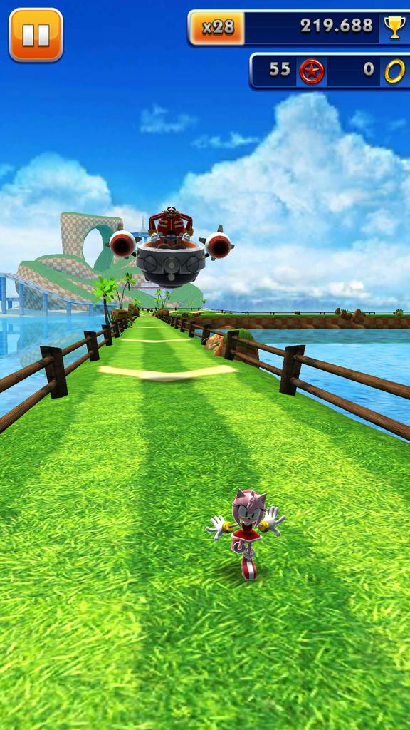 Knuttunk55's tweet image. エミーvsエッグマン。

...あ、リング0だったね。。。

#Sonic_Dash