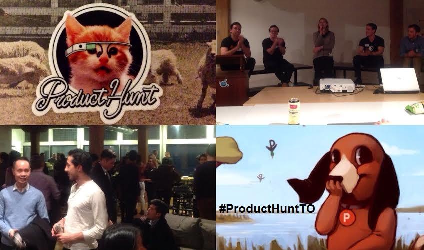 NextDroidLabs's tweet photo. .@ProductHunt Toronto Recap... with cats! http://t.co/GzEDWg29YT @byosko @darynakulya @kevinolearytv #ProductHuntTO http://t.co/1CdjVM6RIV