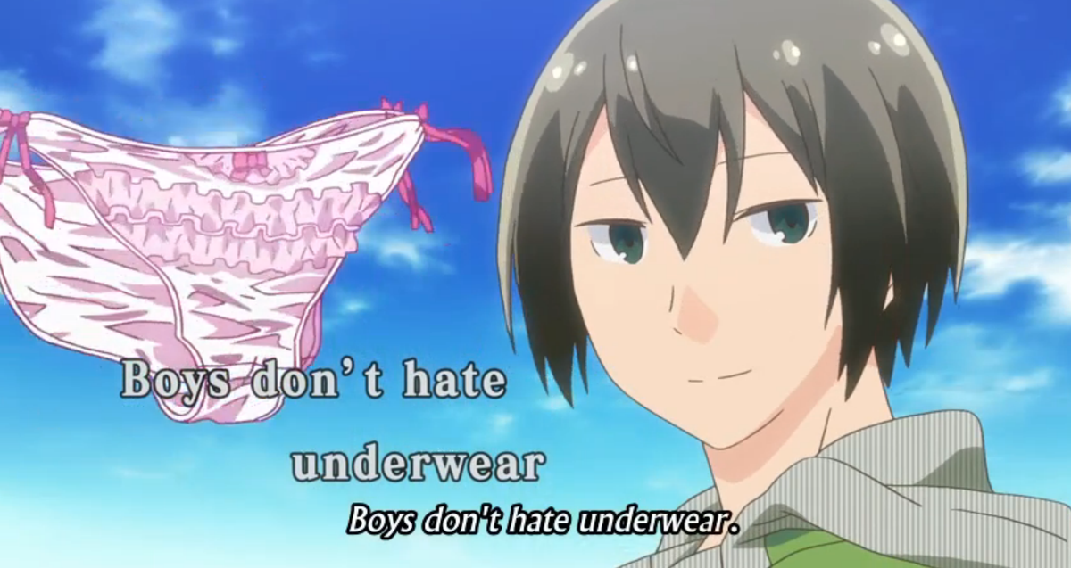 ZipkVideos's tweet photo. No hay chico que deteste la ropa interior
(DENKI-GAI NO HONYA-SAN)#anime #otaku http://t.co/2B9Atmz8pq
