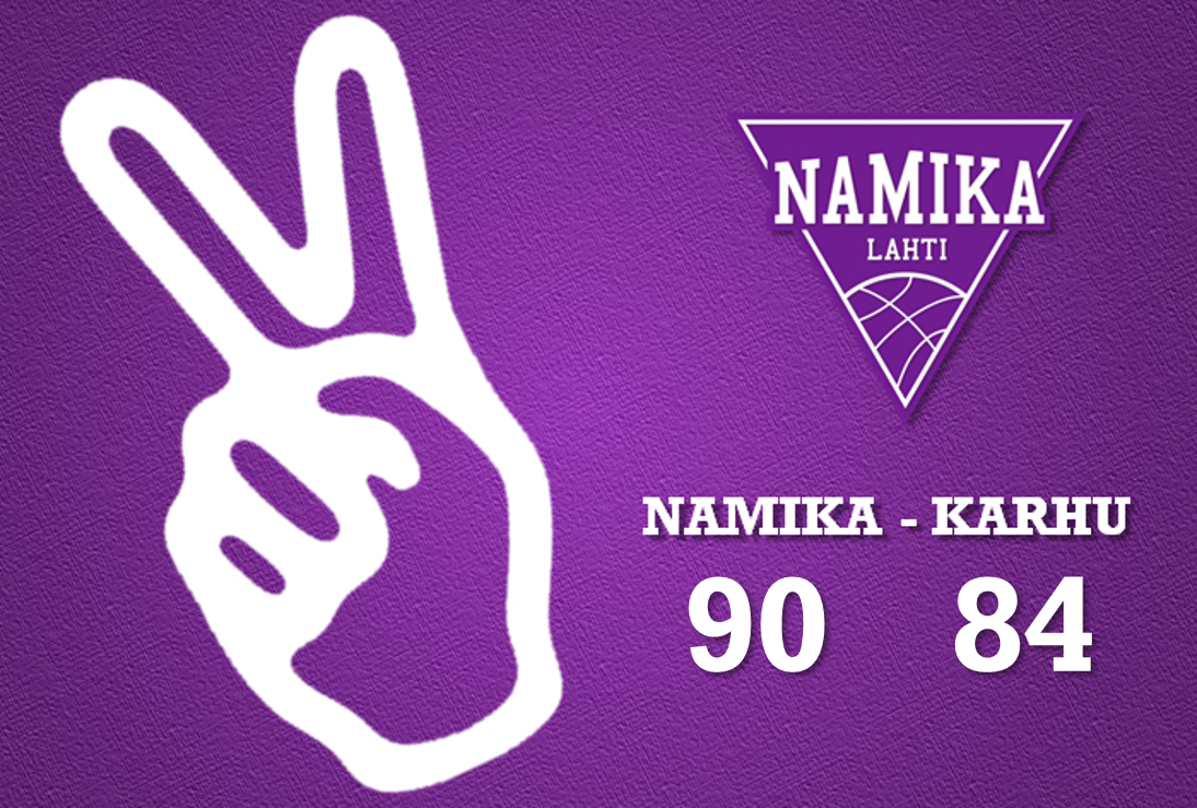 NamikaLahti's tweet photo. Namika voittaa - Namika wins!
@NamikaLahti vs. @Karhubasket 90-84

#namikalahti #korisliiga #lahti http://t.co/B0a1rymkNy