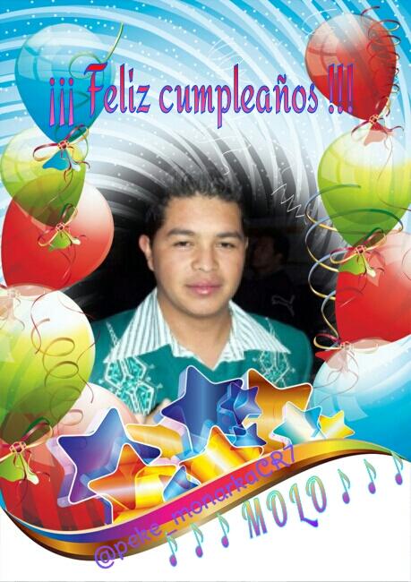 peke_monarkaCR7's tweet photo. Felicidades @elmolopm que todos tus sueños se cumplan!!! De corazón te deseo lo mejor porque lo mereces Bendiciones. http://t.co/Tf2jZCr4ji