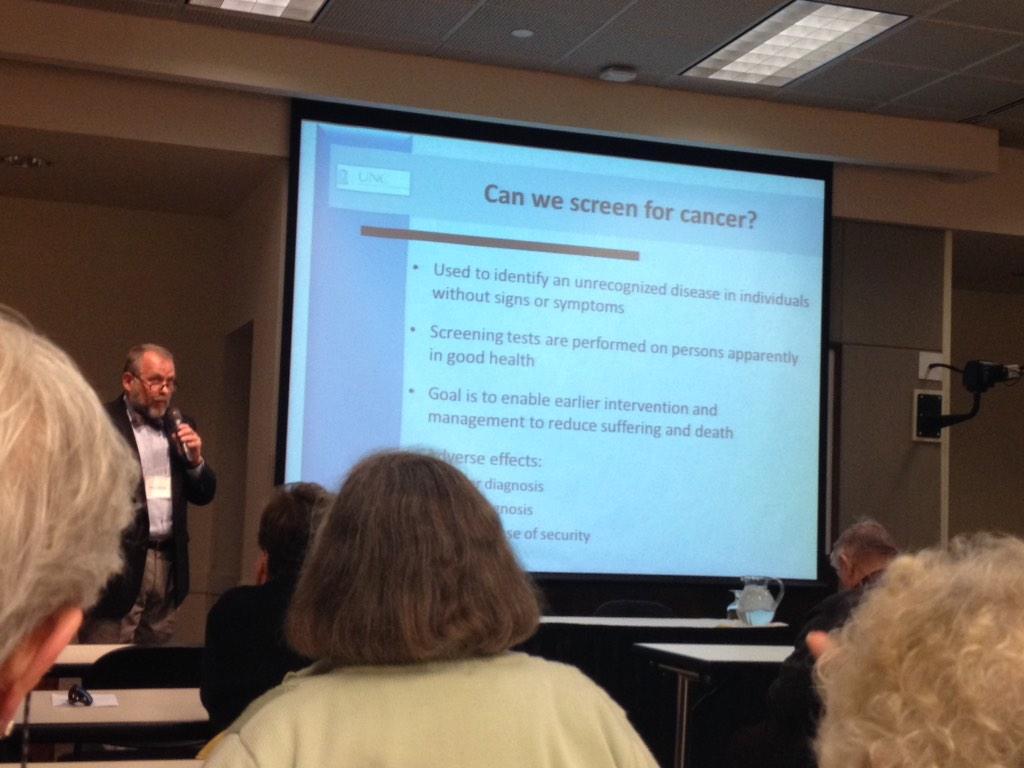 UNCGeriOnc's tweet photo. Cancer in the Elderly symposium going on now! Dr. McBride &amp; Dr. Sharpless gave important talks on what aging is. http://t.co/npwoLkutyo