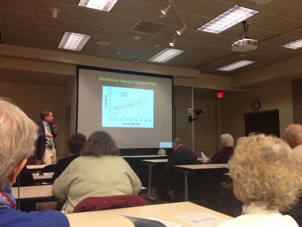 UNCGeriOnc's tweet photo. Cancer in the Elderly symposium going on now! Dr. McBride &amp; Dr. Sharpless gave important talks on what aging is. http://t.co/npwoLkutyo