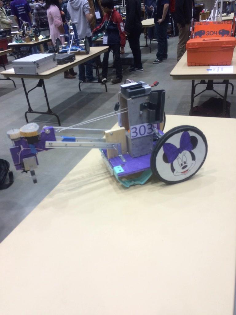 genesisrobotics's tweet image. Minnie is ready for regionals! #bladernnr