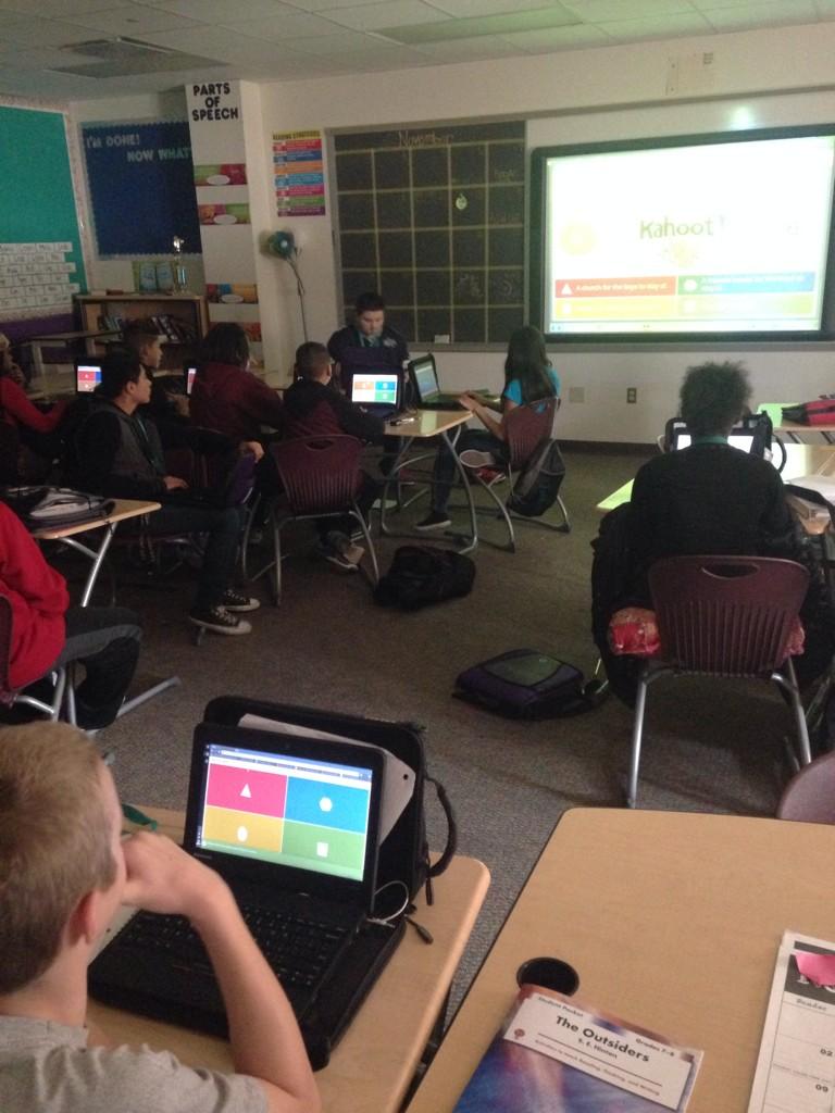 IntegrityLHC's tweet photo. We are using Kahoot! in D4 to review for our quiz #wearewayne #lhcgiants #lhcintegrity http://t.co/T1MgpxiiZL