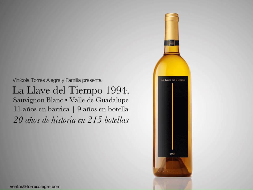 torresalegre's tweet photo. Presentamos La Llave del Tiempo 1994 • 20 años de historia en 215 botellas #VinoMexicano #LaLlavedelTiempo http://t.co/aFPxEwaY9K