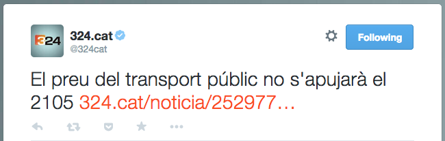 jotaemi's tweet photo. I d’aquí 101 anys, arribarà a la fi la successió d’abusos en els preus del transport. #Profecies del @324cat http://t.co/VltZE6MdhA