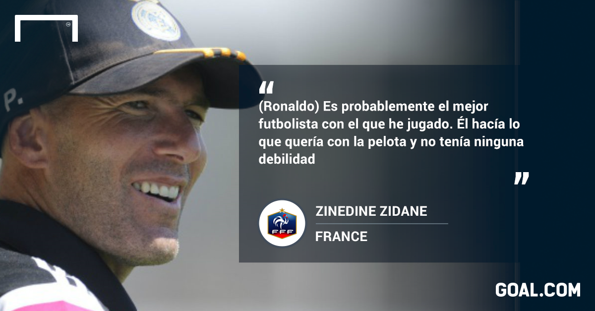 GoalChile's tweet photo. [ENTREVISTA] Zinedine Zidane elige a Ronaldo como el mejor con el que haya jugado. #GoalHoF http://t.co/YMp9ej8WDt http://t.co/SDvxrSn2d8