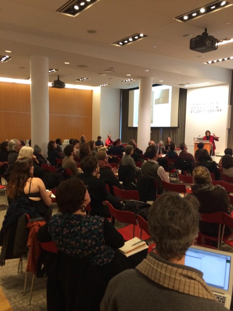 PRJCTAnywhere's tweet photo. We are thrilled to be joined by some many talented individuals here @TheNewSchool #projectanywhere @parsonsamt http://t.co/6NkpJcI8C0