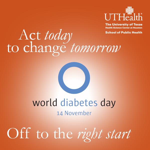 UTHealthSPH's tweet photo. Today is #WorldDiabetesDay โ #UTSPH researchers are working to make a difference: https://t.co/oAPbW0ZIKe #WDD2014 http://t.co/P8H42U3KuH