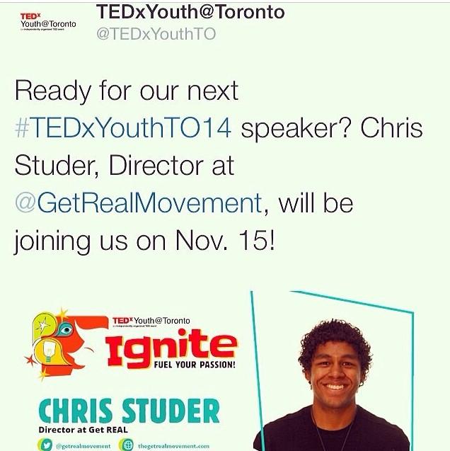 Good luck tomorrow @livefrompluto!!! #tedx #getreal