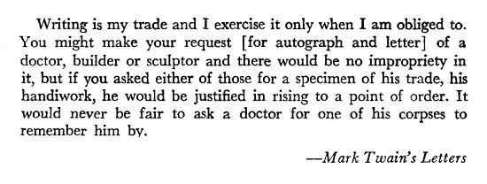 LettersOfNote's tweet image. "It would never be fair to ask a doctor for one of his corpses to remember him by."