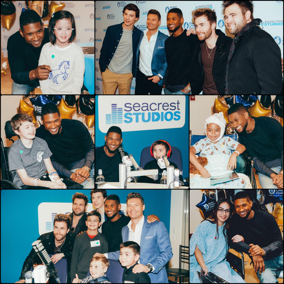 Usher's tweet image. Today the children of Boston Childrens Hospital are the Stars Thank U @RyanSeacrest #Heartwork
instagram.com/p/vZMJVsyiYo/