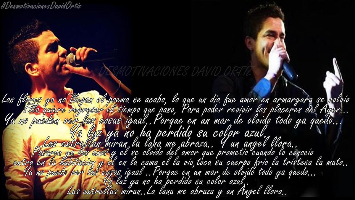 Desm_DavidOrtiz's tweet photo. #UnAngelLlora.. 
♥♥  @pablodavidortiz http://t.co/mNJL1Dnw2l
