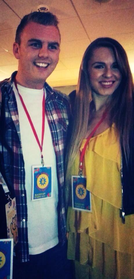 ThePlaytrail's tweet photo. Catching up with @Zoe_Salmon at #BBCCiN from her last visit. Zoe was asking about staff, y. people and buddies. http://t.co/6ESvrUsinK