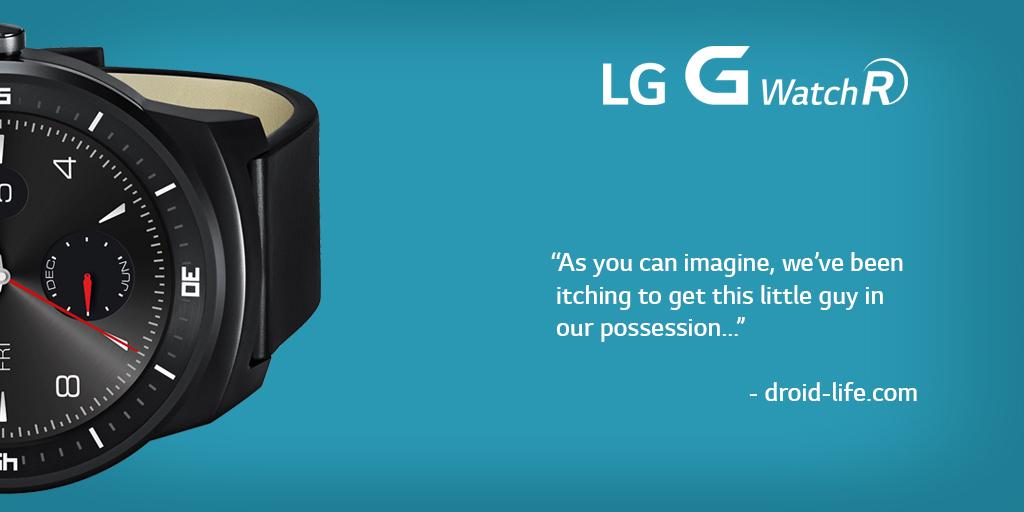 LGUSAMobile's tweet photo. Get your little (and big) hands on the G Watch R now. http://t.co/P1a9S6Dhmw http://t.co/DIZ8D1sMmv