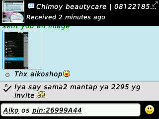 TambahKontakBB1's tweet photo. Testi Jasa tambah kontak BB, Dari OS Chimoy #promotepin #jasatambahkontak #promosipin 0812 876 40009 Pin:26999A44 http://t.co/xq3dOczy4a