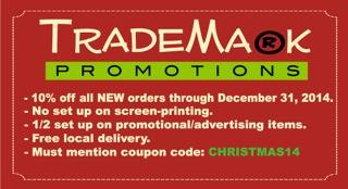TMarkPromotions's tweet photo. #hotdeal #10%off #trademarkpromotions http://t.co/5KYDcCAWa4