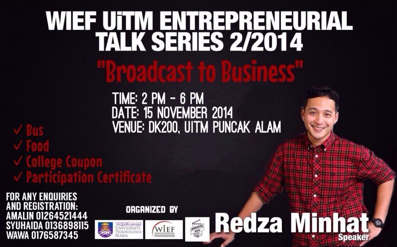 smffpp's tweet photo. Bismillah, Pada siapa tiada plan nak buat apa harini, meh kita attend talk ni! Speaker: Redza Minhat. 2pm, DK200. ;] http://t.co/8IvEnyqNhe