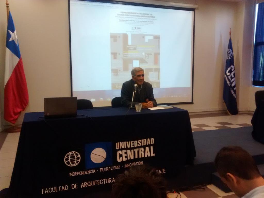 Humberto Giannini en el Primer Encuentro Nacional de Teoria e Historia de la Arquitectura. #HumbertoGiannini