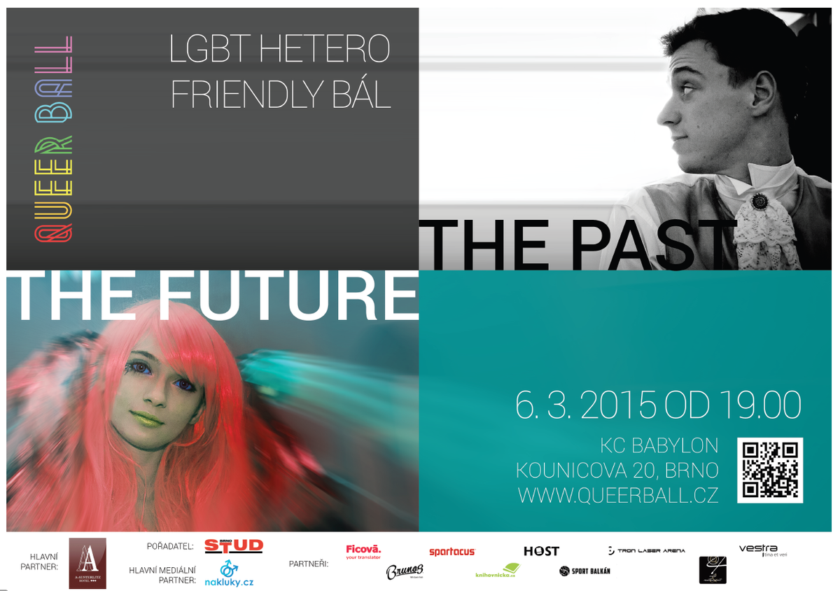 QueerBall's tweet photo. Spustili jsme webové stránky k třetímu Quee Ballu - The Past and the Future. Vstupenky v prodeji od zítra @QueerBall http://t.co/VMx6E1PiS3