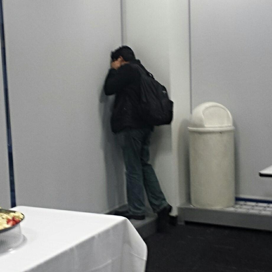 Forensication's tweet image. Enjoying the people watching here at @CSAW_NYUPoly #securecalling