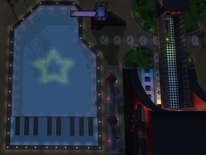 Bryony_Rae's tweet photo. @TheSims The Rock N Roll House also comes complete with a piano pool to celebrate #poolvember! http://t.co/1Zw4ywQnQP