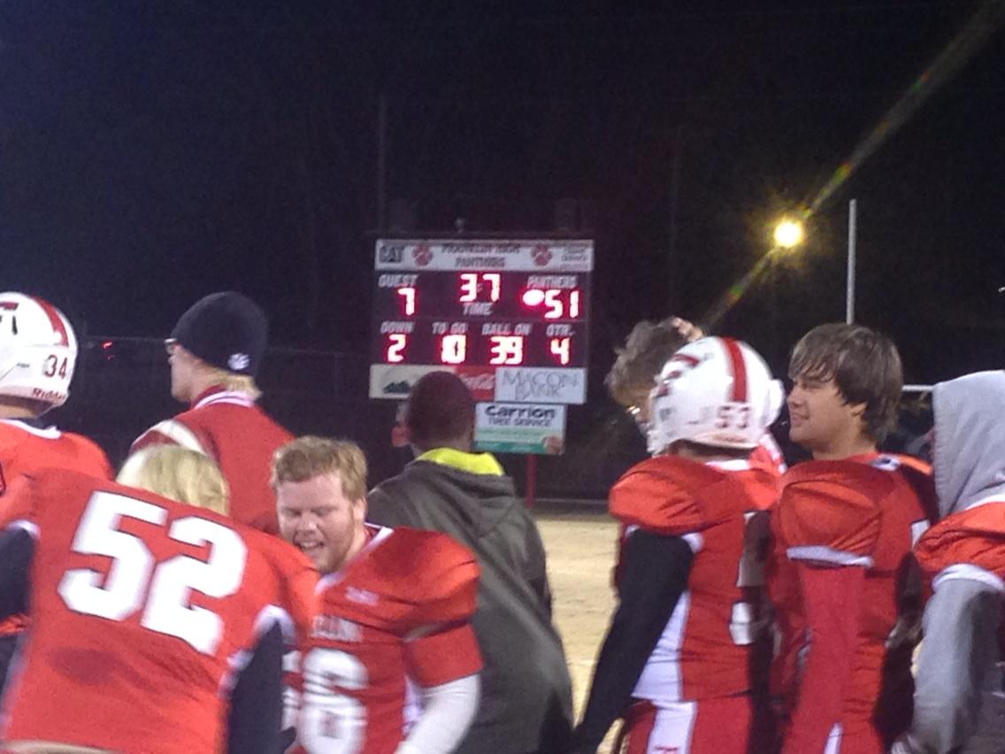 Franklin wins first round. @BiltmoreSM #franklinfootball #roadtostate