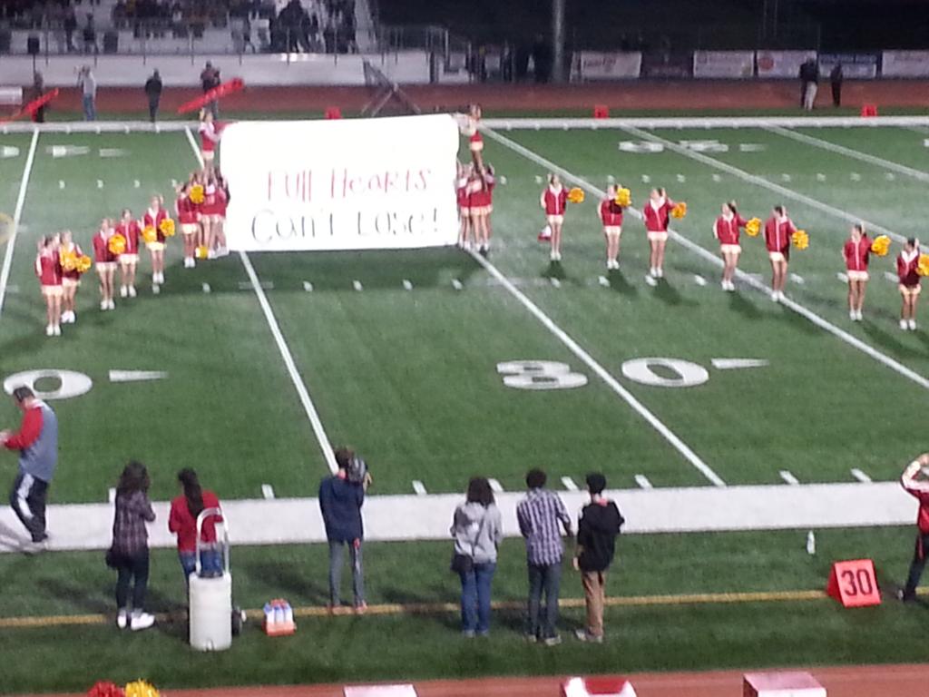 WHS13FOOTBALL's tweet photo. Lady Warrior's on point! http://t.co/JKhLc0r7Mf