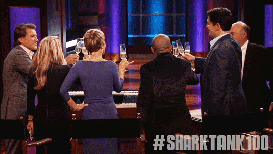 ABCSharkTank's tweet photo. #SharkTank100 http://t.co/14F5QusyE6