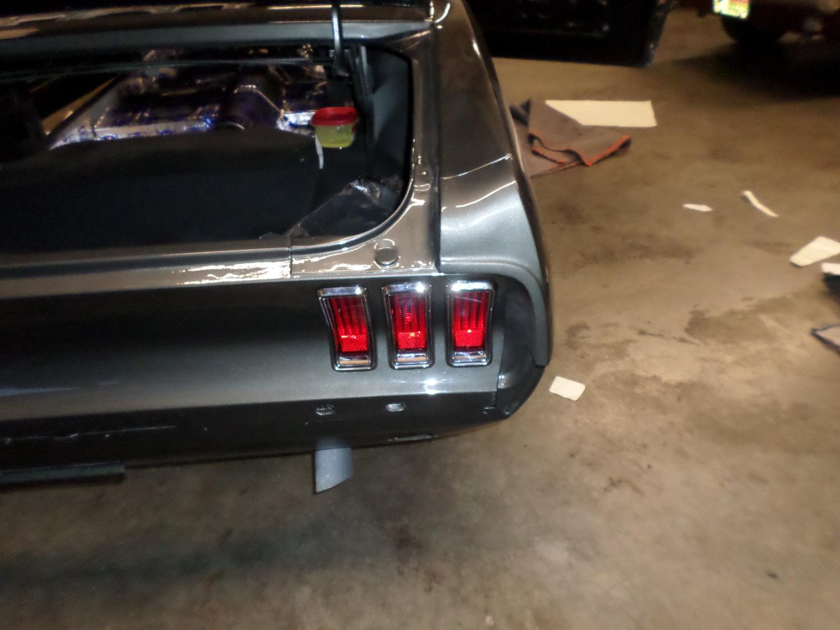 RESTOMODPLUS's tweet photo. #Restomodplus Our project #68Mustang just got some new tail lights, #fatmat, and headliner. check out our facebook http://t.co/kpNWBHHiYo