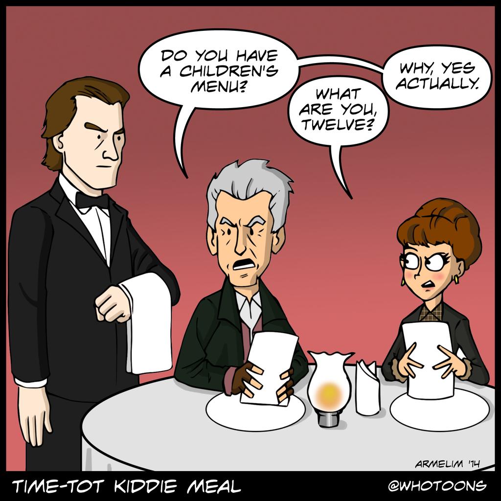 WhoToons's tweet photo. We're all kids at heart. #doctorwho #thedoctor #petercapaldi #12thdoctor http://t.co/k2ujpIbowY
