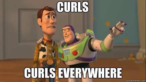 CurlyDancers's tweet photo. We ❤️ curls http://t.co/L6Du61jcST