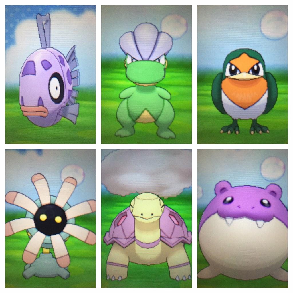 xSoloD's tweet image. Want these #Hoenn shinies? Follow&amp;amp;RT for a chance to win! All 6iv with HA and EM's! Ends tomorrow (11/15) #ORASHYPE
