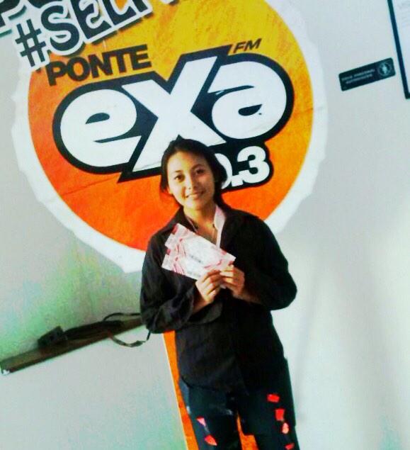 EXAMERIDA's tweet photo. Ella es la ganadora de los boletos VIP para el concierto de Ricardo Arjona. #ExaInvita http://t.co/26REGYNiku