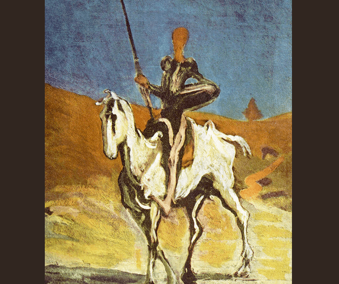 Картины оноре домье о дон кихоте