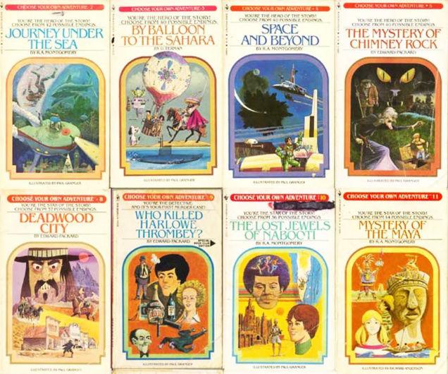 EspinalLab's tweet photo. The Choose Your Own Adventureโฆ http://t.co/ETVoYzIUfs #books #chooseyourownadventurebooks #games #ramontgomery http://t.co/5OXz6IdFt0