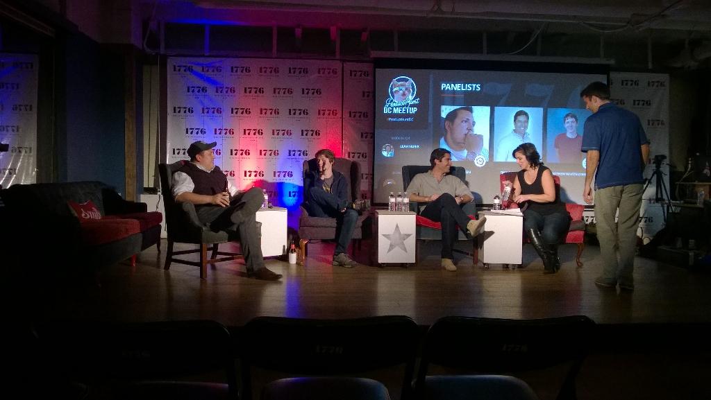 rickyvetter's tweet image. Awesome group of panelists #producthuntdc @1776 @socialtables @mcwhittemore #STTech