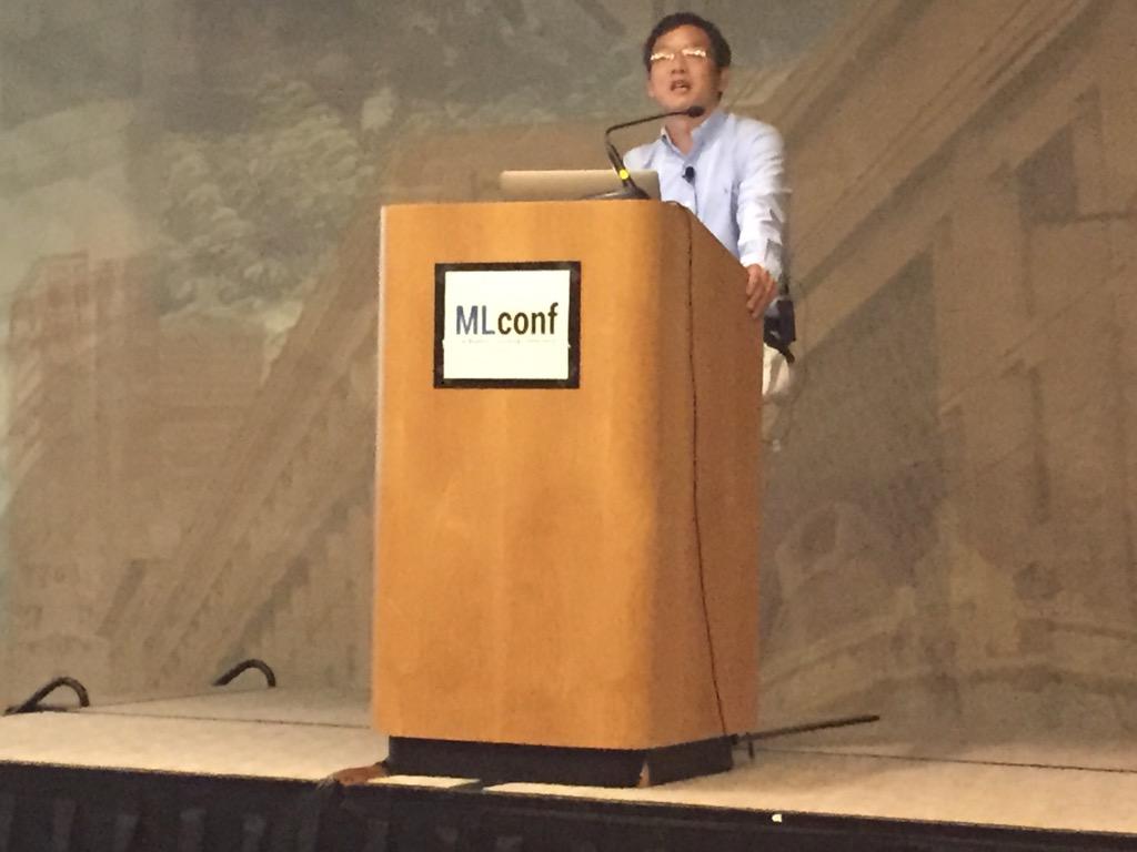 differentiable's tweet photo. Last stretch at #MLconfSF with yahoo's ML platform.  Should be interesting since they kicked off Hadoop way back http://t.co/RU9SKRQIuO