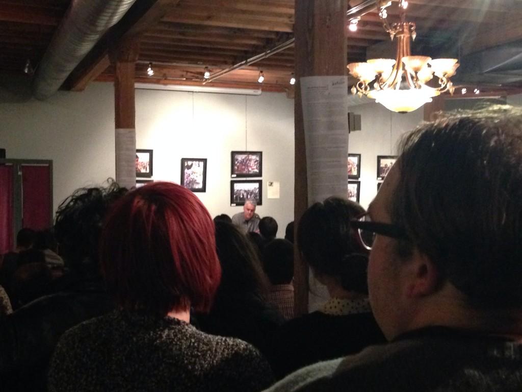 Standing room only at Glen Sean Coulthard's launch of "Red Skin, White Masks" <a href="/beitzatoun/">Beit Zatoun</a>