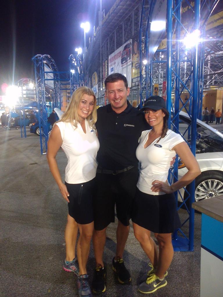 NASCAR_Social_1's tweet photo. #NASCARMiami #FordEvent @Tswift123 http://t.co/WUshAxChSd
