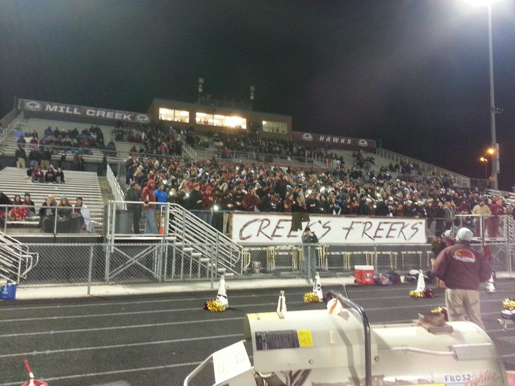 Best student section is loud tonight