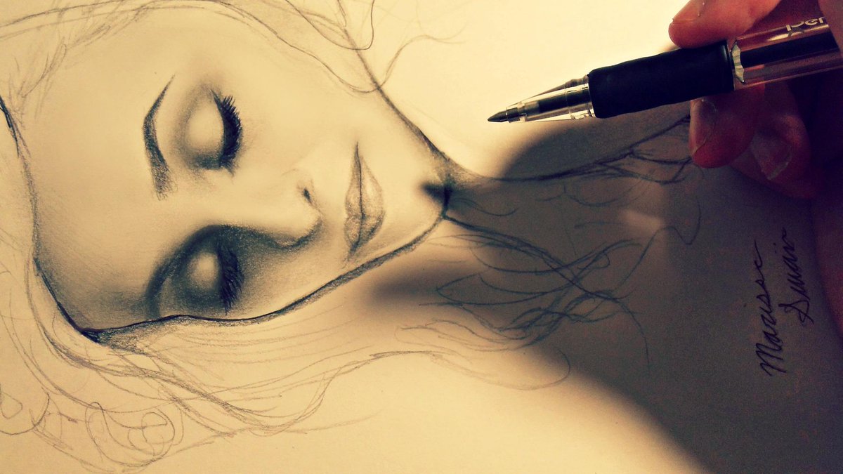 ImAlwaysBuzzing's tweet photo. Working on this beauty tonight. ♥ #HelenaBonhamCarter #DrawingHelena http://t.co/5q2apqreV8